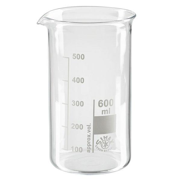 Becherglas 600ml Borosilikatglas, hohe Form