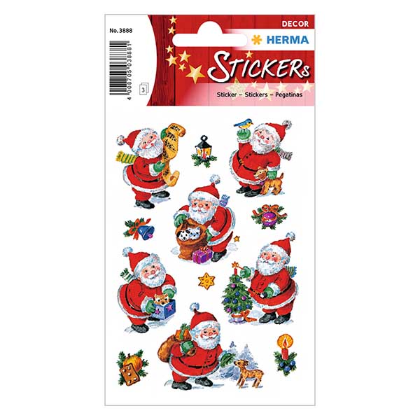 Sticker "Weihnachtsmann 2" (36 Aufkleber)