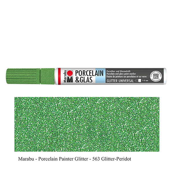 Malstift Glitter-Peridot 1-2mm für Glas/Porzellan (563)