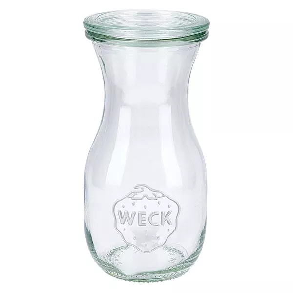 290ml Saftflasche mit Glasdeckel WECK RR60