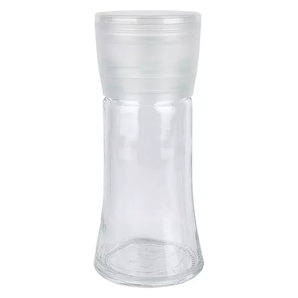 Gewürzglas Klarglas 95ml Mühlwerk Keramik transparent