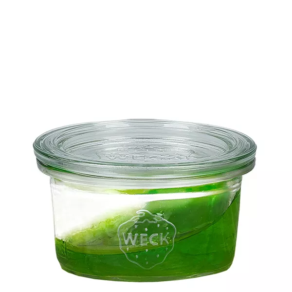 12er Set Weck Gläser 50ml Sturzgläser mit 12 Glasdeckeln