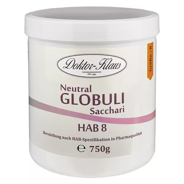 750g Neutral Globuli Gr. 8 von Doktor-Klaus