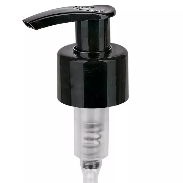 Dispenserpumpe schwarz 28mm für Medizinflaschen, Standard