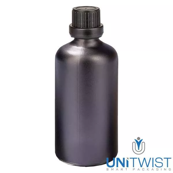 100ml Flasche 11mm SV OV BlackL. UT18/100