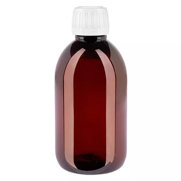 PET Flasche 250ml mit weissem Standard OV