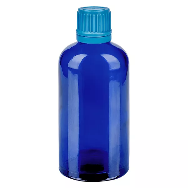 100ml Flasche 11mm SV blau OV BlueLine UT18/100