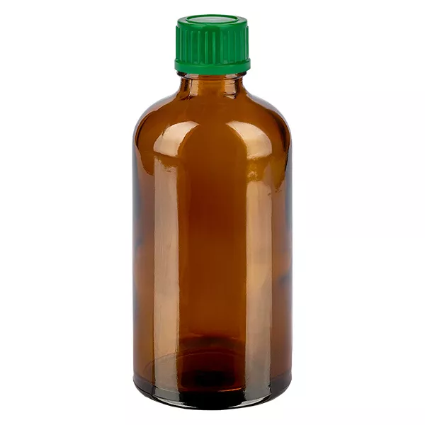 100ml Flasche 11mm SV grün STD BrownLine UT18/100