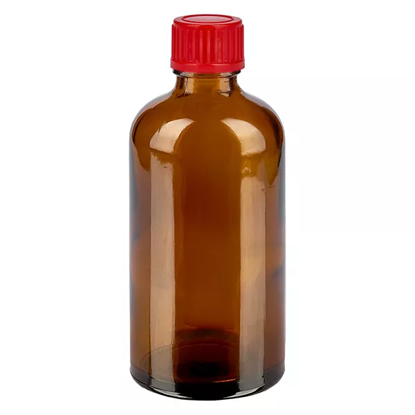 100ml Flasche 11mm SV rot STD BrownLine UT18/100