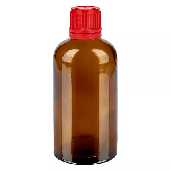 100ml Flasche 11mm SV rot OV BrownLine UT18/100