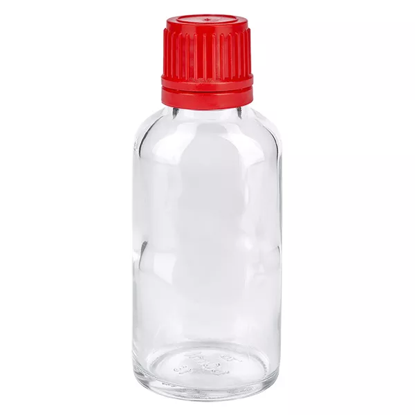 30ml Flasche 11mm SV rot OV ClearLine UT18/30