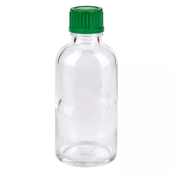 50ml Flasche 11mm SV grün STD ClearLine UT18/50