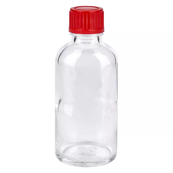 50ml Flasche 11mm SV rot STD ClearLine UT18/50