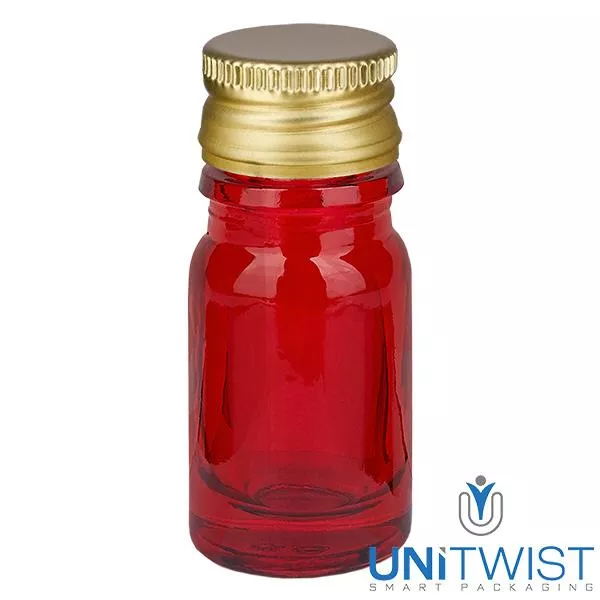 5ml Flasche 11mm SV Alu-Gold STD RedLine UT18/5