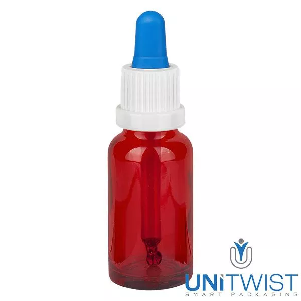 20ml Pipettenflasche weiss/blau OV RedLine UT18/20