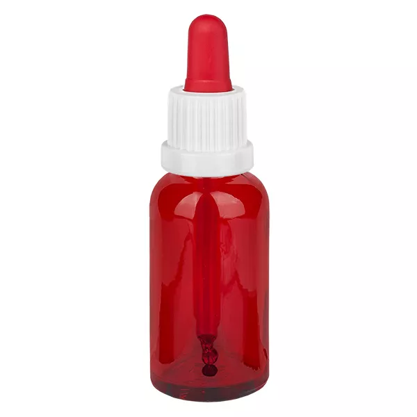 30ml Pipettenflasche weiss/rot OV RedLine UT18/30