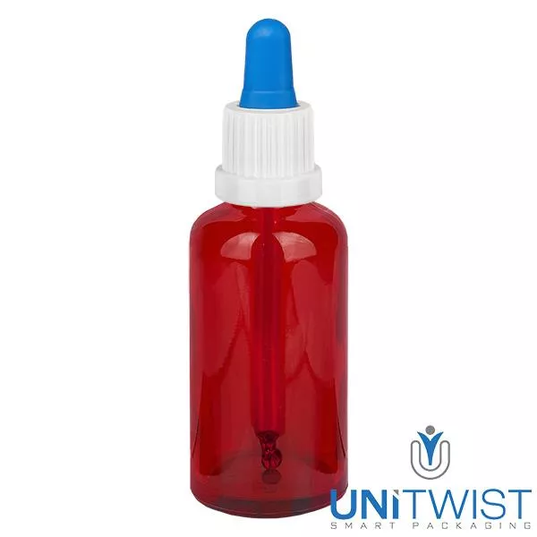 50ml Pipettenflasche weiss/blau OV RedLine UT18/50