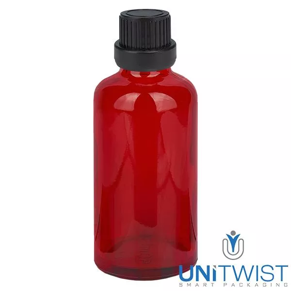 50ml Flasche 11mm SV schwarz OV RedLine UT18/50