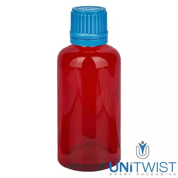 50ml Flasche 11mm SV blau OV RedLine UT18/50