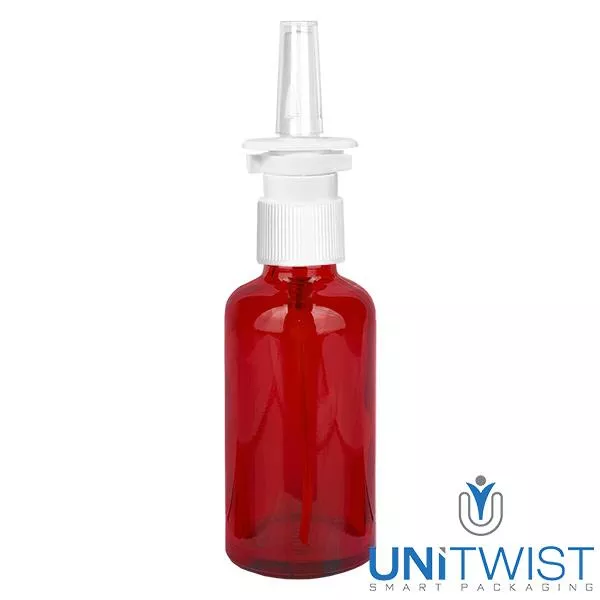 50ml Nasensprayflasche w./tr. STD RedLine UT18/50