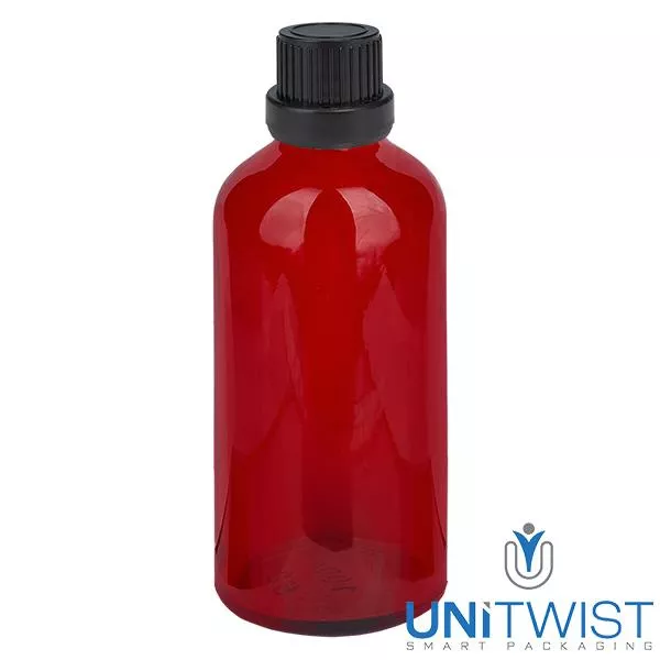 100ml Flasche 11mm SV schwarz OV RedLine UT18/100