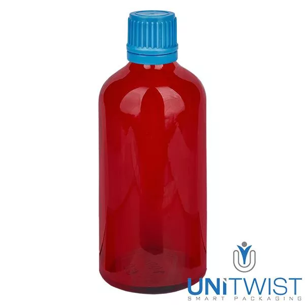 100ml Flasche 11mm SV blau OV RedLine UT18/100