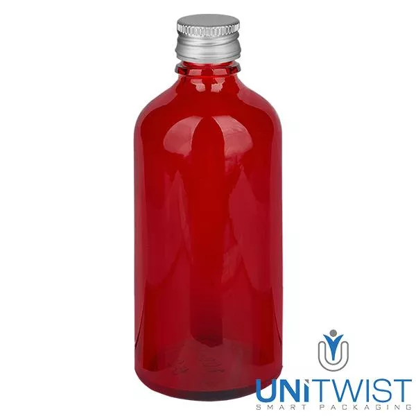 100ml Flasche 11mm SV Alu-Silb. STD RedL. UT18/100