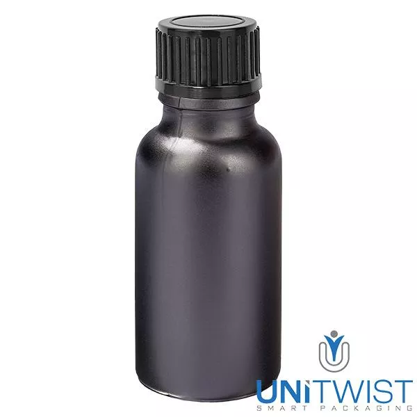 20ml Flasche 11mm SV schwarz STD BlackLine UT18/20