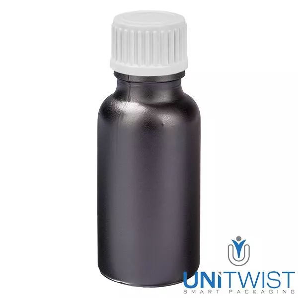 20ml (Globul)Flasche 3mm GR w. STD BlackL. UT18/20