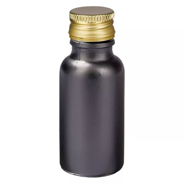 20ml Flasche 11mm SV Alu-Gold STD BlackL. UT18/20