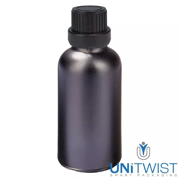 30ml Flasche 11mm SV schwarz OV BlackLine UT18/30