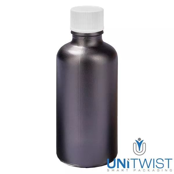 50ml Flasche 11mm SV weiss STD BlackLine UT18/50