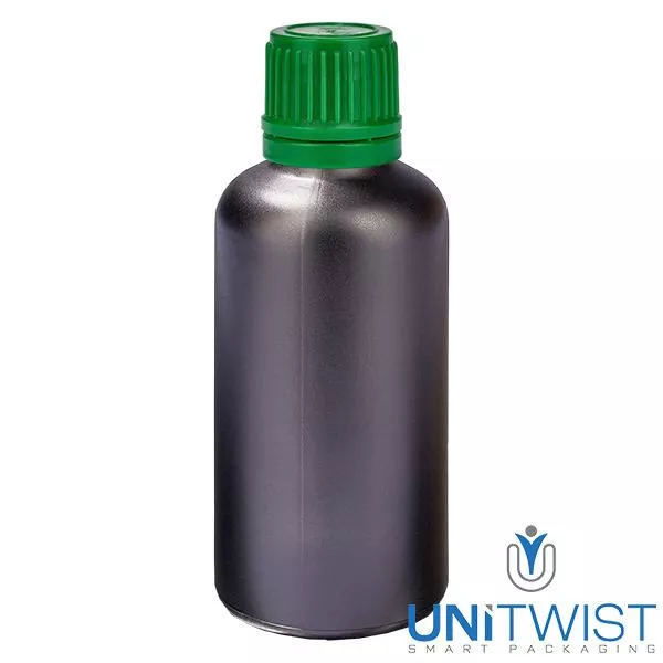 50ml Flasche 11mm SV grün OV BlackLine UT18/50