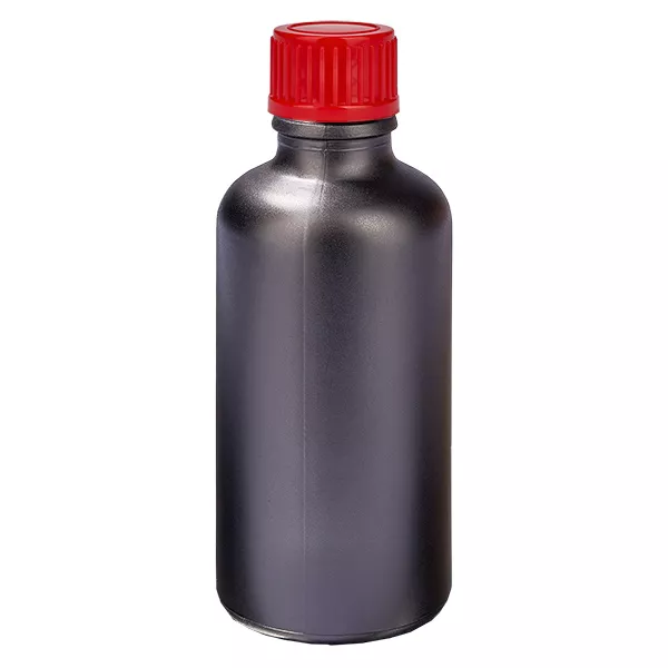 50ml Flasche 11mm SV rot STD BlackLine UT18/50