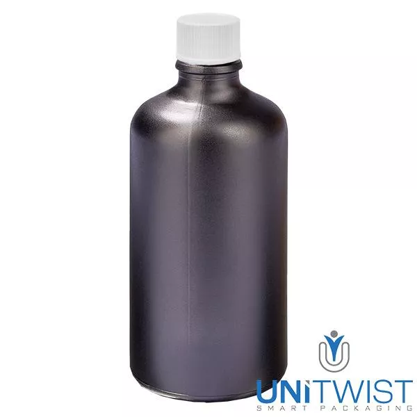 100ml Flasche 11mm SV weiss STD BlackLine UT18/100