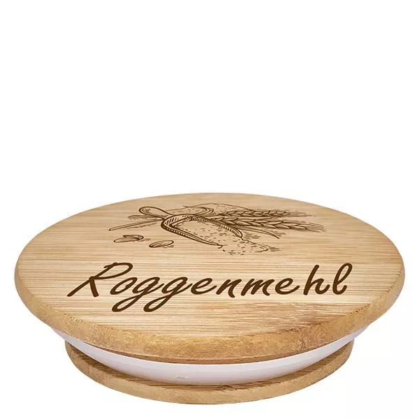 Holzdeckel "Roggenmehl" für WECK RR100