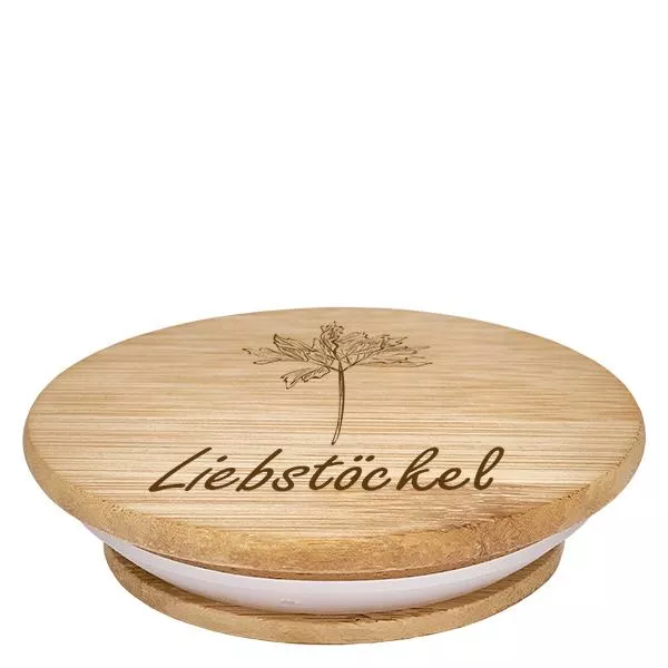 Holzdeckel "Liebstöckel" für WECK RR60