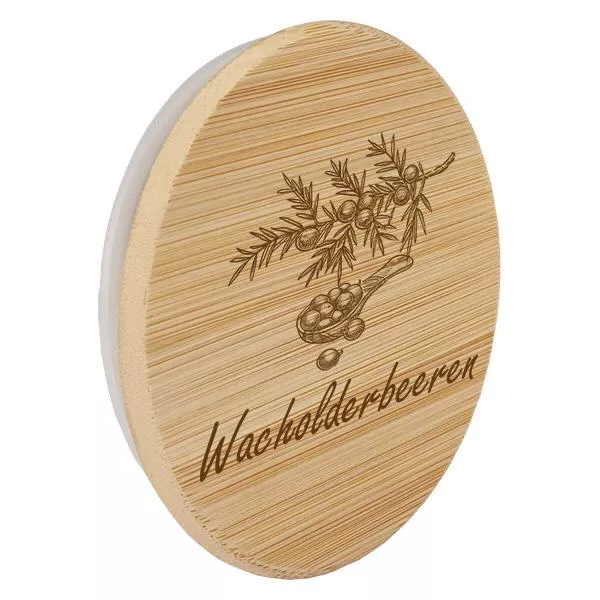 Holzdeckel "Wacholderbeeren" für WECK RR60