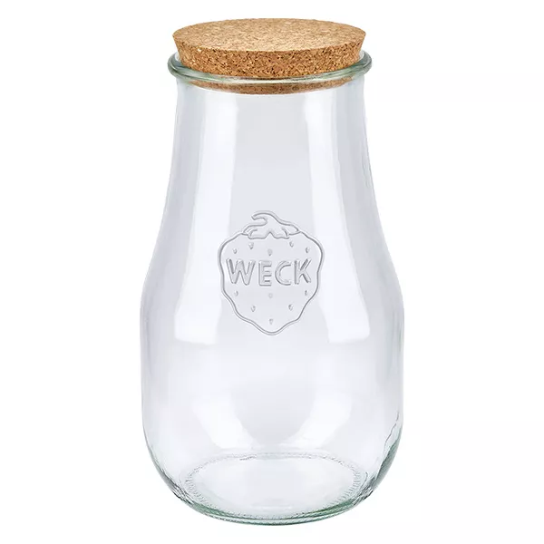 2700ml Tulpenglas WECK RR100 mit Korken natur