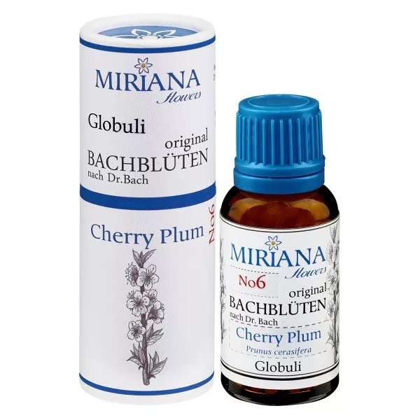 6 Cherry Plum, 20g Bach-Globuli, MirianaFlowers