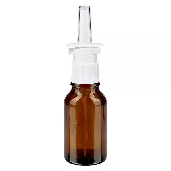 30ml bre.. Nasensprayflasche weiss/tr. STD ApoGlas