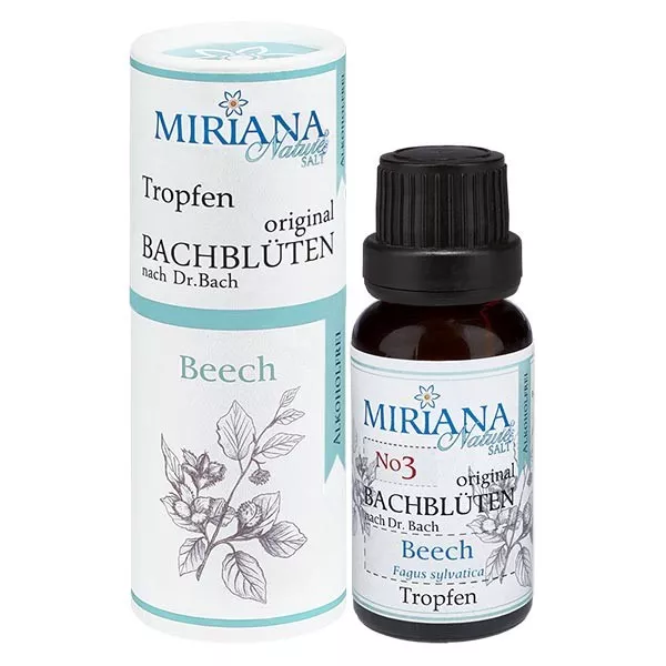 3 Beech, 20ml Essenz (Ohne Alkohol), MirianaNature