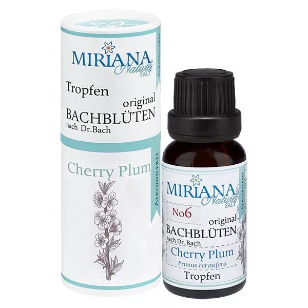 6 Cherry Plum, 20ml Essenz (Ohne Alkohol), MirianaNature