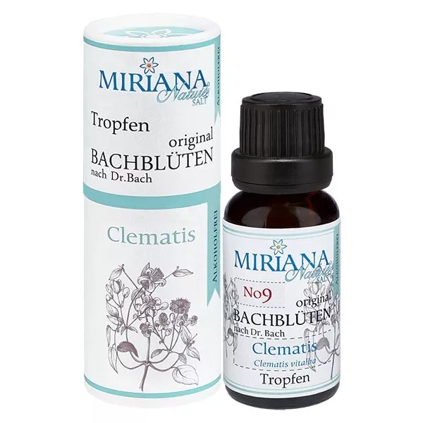 9 Clematis, 20ml Essenz (Ohne Alkohol), MirianaNature