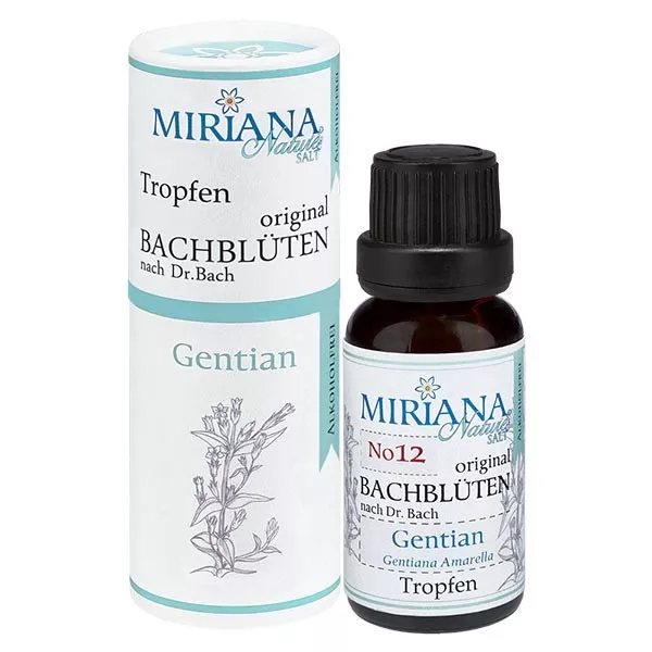 12 Gentian, 20ml Essenz (Ohne Alkohol), MirianaNature