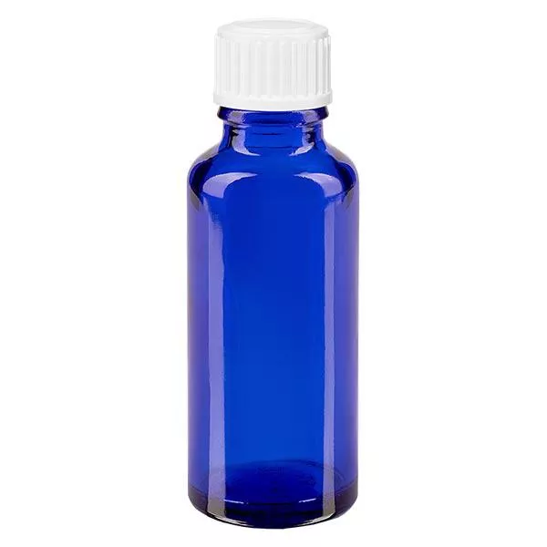 30ml blaue Tropfflasche STD weiss/0.9mm ApoGlas