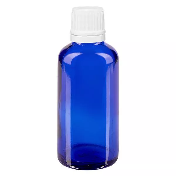 50ml blaue Apofl.. SV OV weiss/11mm ApoGlas