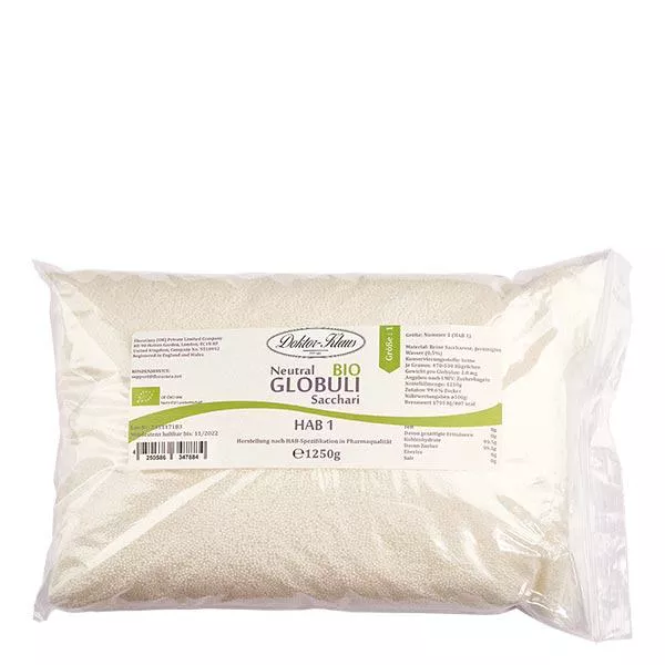 1250g BIO Neutral Globuli Gr. 1