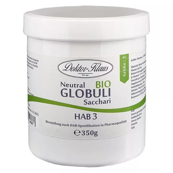 350g BIO Neutral Globuli Gr. 3