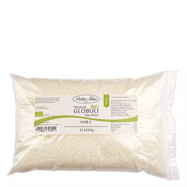 1250g BIO Neutral Globuli Gr. 3